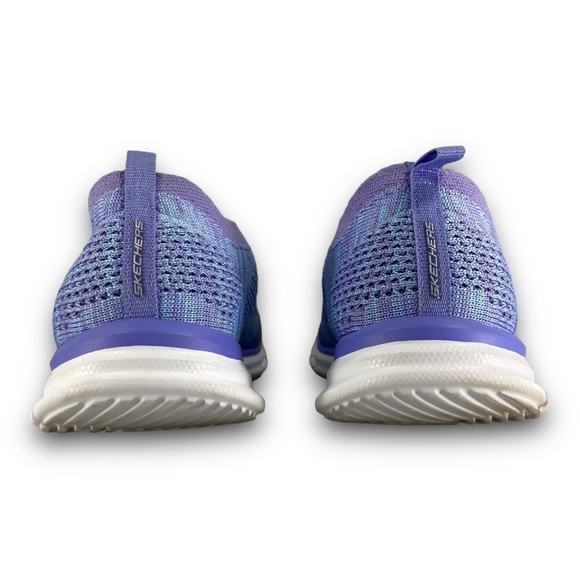 Skechers Empire Inside Look Sneakers 23451W Slip On Shoes Purple Blue Women 7W - Picture 6 of 9